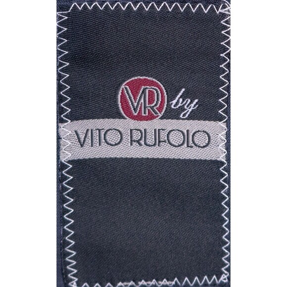 VITO RUFOLO Vitale Barberis Canonico Double Breasted Sz 42L Striped Suit Jacket - Picture 11 of 16